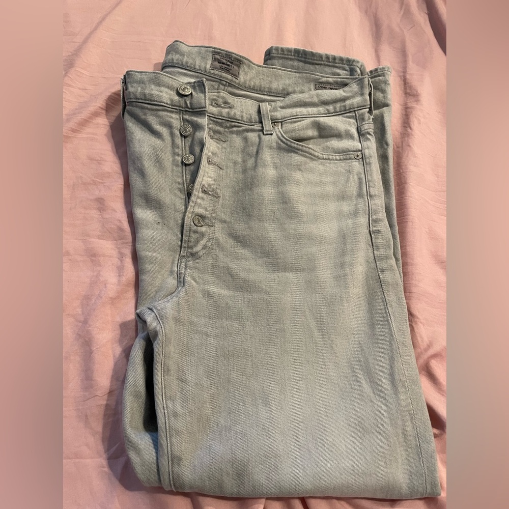 Citizens of Humanity, Olivia hi rise, slim, ankle gray size 31